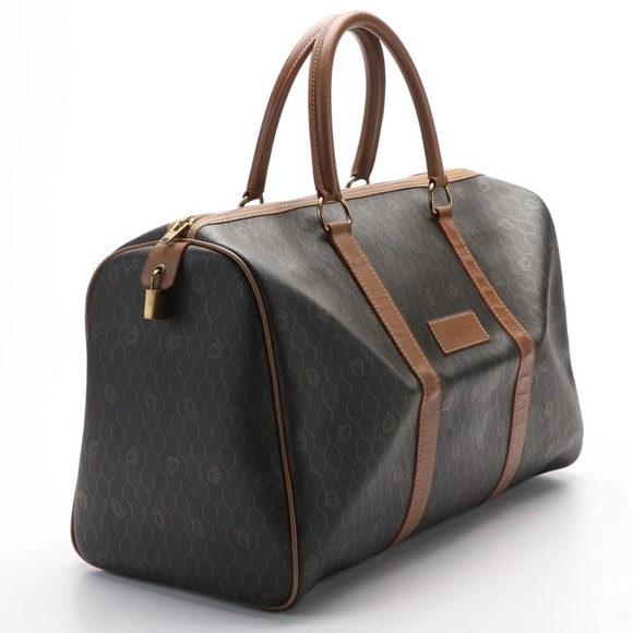 Christian Dior Monogram Honeycomb Canvas Boston Bag - Picture 2 of 10